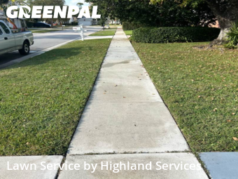 Lawn mowed in Wellington, 33414