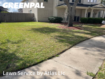 Lawn Carein Pearland,77584,Lawn Cut by Atlas Llc, work completed in Feb , 2026