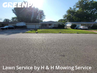 Lawn Mowin St Louis,63136,Yard Cutting by H & H Mowing Service, work completed in Nov , 2025