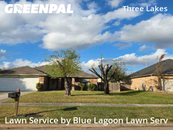 Yard Mowingin Tomball,77375,Lawn Service by Blue Lagoon Lawn Serv, work completed in Jan , 2026