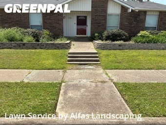 Yard Cuttingin The Colony,75056,Grass Cut by Alfas Landscaping, work completed in Jun , 2026