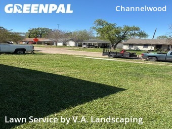 Lawn mowed in Channelview, 77530