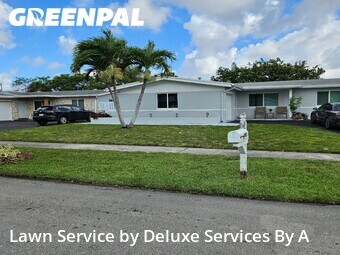 Grass Cuttingin Sunrise,33322,Lawn Care by Deluxe Services By A, work completed in Jun , 2026