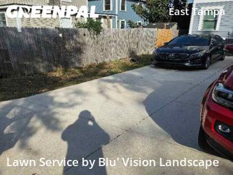 Lawn Mowingin Tampa,33605,Lawn Maintenance by Blu' Vision Landscape, work completed in Feb , 2026