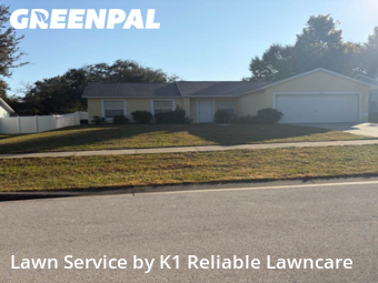 Grass Cutin Clermont,34711,Lawn Service by K1 Reliable Lawncare, work completed in Dec , 2025