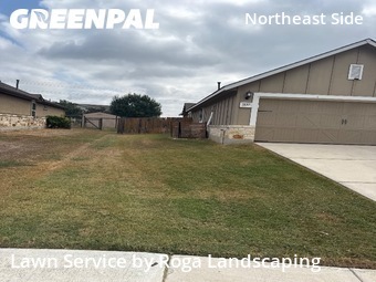 Yard Cuttingin Schertz,78154,Lawn Service by Roga Landscaping, work completed in Dec , 2025