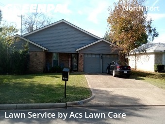 Grass Cutin North Richland Hills,76180,Grass Cutting by Acs Lawn Care, work completed in Dec , 2025
