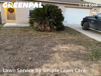 Yard Cuttingin Converse,78109,Lawn Cut by Simple Lawn Care, work completed in Feb , 2026