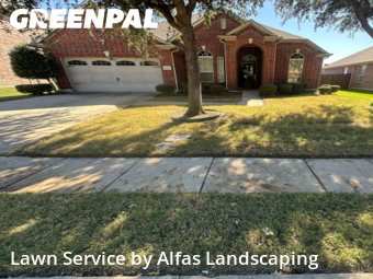 Lawn Cuttingin Lewisville,75056,Lawn Care by Alfas Landscaping, work completed in Nov , 2025