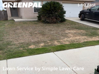 Yard Mowingin Converse,78109,Lawn Cut by Simple Lawn Care, work completed in Dec , 2025