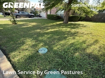 Grass Cutin Fort Worth,76137,Yard Cutting by Green Pastures, work completed in Jun , 2026