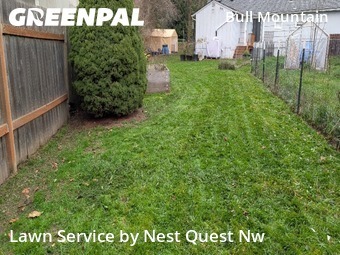 Weekly Mowing in Tigard, 97223, Backyard Mowing by Nest Quest Nw, work completed in Dec , 2025