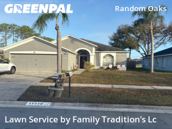 Yard Mowingin Riverview,33578,Lawn Cut by Family Tradition’s Lc, work completed in Feb , 2026