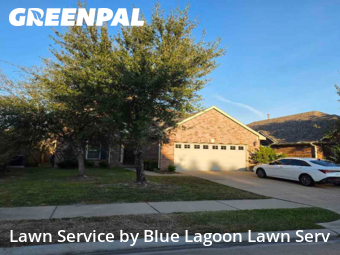 Lawn Servicein Katy,77494,Lawn Mowing Service by Blue Lagoon Lawn Serv, work completed in Dec , 2025