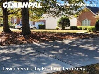 Lawn Mowing Servicein Matthews,28105,Lawn Care by Pro Care Landscape , work completed in Oct , 2025