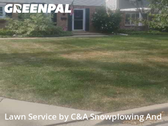 Lawn Mowingin Arlington Heights,60005,Lawn Mowing by C&A Snowplowing And , work completed in Dec , 2025