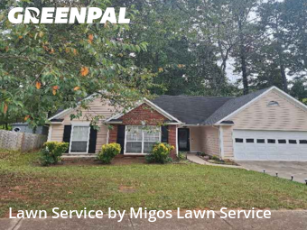 Yard Cuttingin Lawrenceville,30044,Lawn Care by Migos Lawn Service, work completed in Nov , 2025