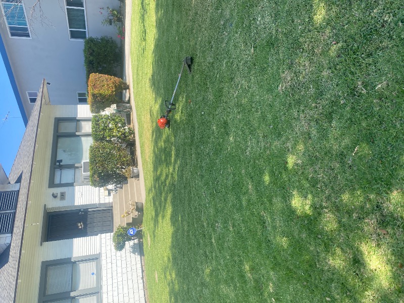 Lawn mowing work by Johny's Gardening in Santa Clarita, CA