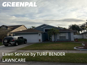 Grass Cutin Oldsmar,34677,Lawn Mowing by TURF BENDER LAWNCARE, work completed in Jan , 2026