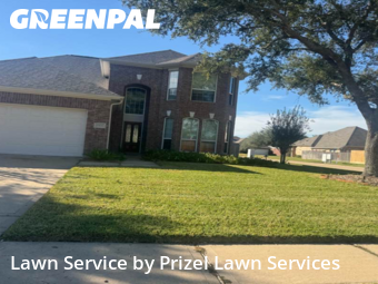 Lawn Servicein Pearland,77584,Grass Cutting by Prizel Lawn Services, work completed in Feb , 2026