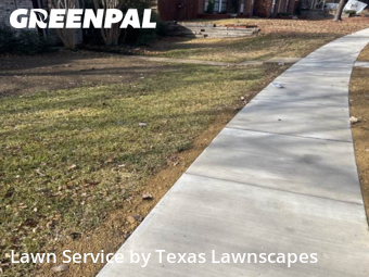 Lawn Servicein The Colony,75056,Yard Cutting by Texas Lawnscapes, work completed in Jan , 2026