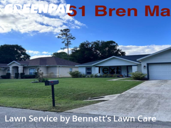 Grass Cutting in Palm Coast, 32137, Lawn Management by Bennett’s Lawn Care , work completed in Dec , 2025