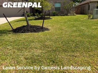 Lawn Servicein Conroe,77301,Lawn Mowing by Genesis Landscaping, work completed in Jun , 2026