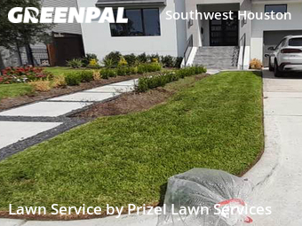 Grass Cuttingin Bellaire,77401,Lawn Service by Prizel Lawn Services, work completed in Dec , 2025