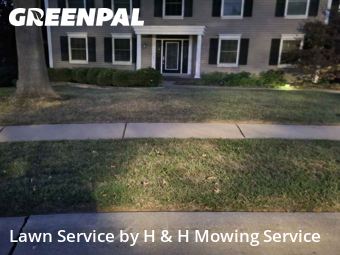 Lawn Mowing Servicein Chesterfield,63017,Lawn Cutting by H & H Mowing Service, work completed in Dec , 2025