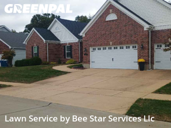Lawn Mowingin Ballwin,63021,Lawn Maintenance by Bee Star Services Llc, work completed in Dec , 2025