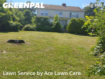 Backyard Mowing in Trumbull, 6611, Grass Care by Ace Lawn Care, work completed in Nov , 2025