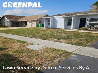 Lawn Care Servicein Sunrise,33323,Grass Cut by Deluxe Services By A, work completed in Jun , 2026