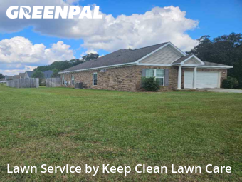 Front Yard Mowing in Dothan, 36301, Lawn Cutting by Keep Clean Lawn Care, work completed in Nov , 2025
