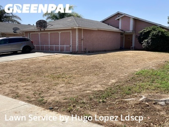 Lawn mowing work completed in Perris, CA
