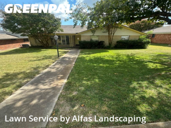 Grass Cutin Plano,75093,Lawn Mow by Alfas Landscaping, work completed in Dec , 2025