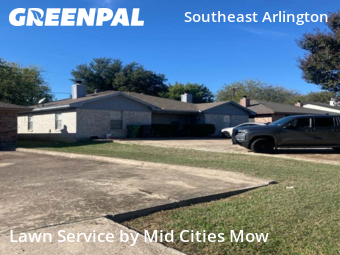 Modern Landscaping In Arlington,76017,Landscaping by Mid Cities Mow, work completed in Nov , 2025