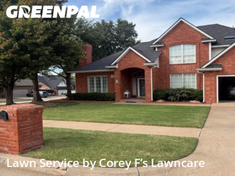 Lawn Maintenancein Yukon,73099,Yard Cutting by Corey F’s Lawncare, work completed in Nov , 2025