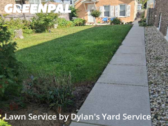 Lawn Servicein Cicero,60804,Yard Cutting by Dylan's Yard Service , work completed in Nov , 2025