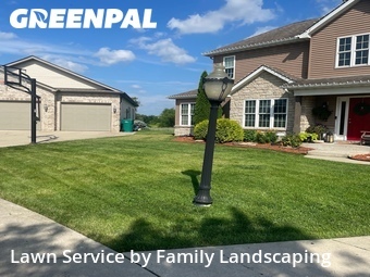 Completed mowing work