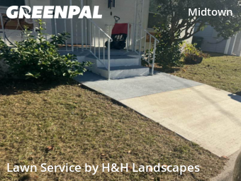 Grass Cutting in Savannah, 31401, Weekly Mowing by H&H Landscapes, work completed in Dec , 2025