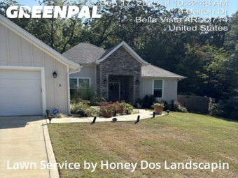 Yard Grooming in Bella Vista, 72714, Grass Services by Honey Dos Landscapin, work completed in Dec , 2025