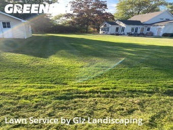 Grass Cutting in Libertyville, 60048, Front Yard Mowing by Glz Landiscaping, work completed in Nov , 2025