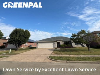 Lawn Mowing Servicein Grand Prairie,75052,Lawn Cut by Excellent Lawn Service, work completed in Nov , 2025