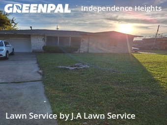 Lawn Cuttingin Houston,77022,Lawn Cutting by J.A Lawn Service, work completed in Dec , 2025