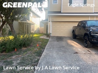 Yard Mowingin Humble,77346,Lawn Cutting by J.A Lawn Service, work completed in Dec , 2025