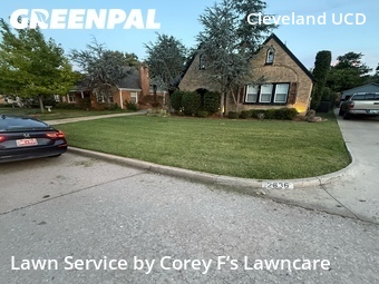 Backyard Landscaping In Oklahoma City,73107,Landscaping by Corey F’s Lawncare, work completed in Jul , 2026