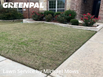 Lawn Care Servicein Denton,76210,Grass Cut by Michael Mows, work completed in Jan , 2026