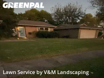Yard Management in Broken Arrow, 74012, Lawn Services by V&M Landscaping, work completed in Oct , 2025