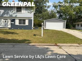 Front Yard Mowing in Milwaukee, 53224, Lawn Services by L&J’s Lawn Care , work completed in Nov , 2025