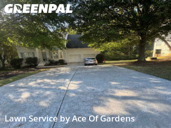 Yard Mowingin Alpharetta,30004,Lawn Cutting by Ace Of Gardens, work completed in Oct , 2025